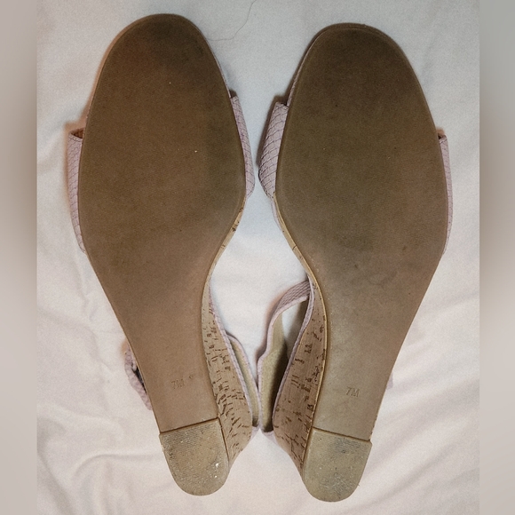 Talbots Lavender Wedge Sandals - Picture 5 of 7